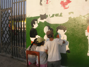 Pared pintada